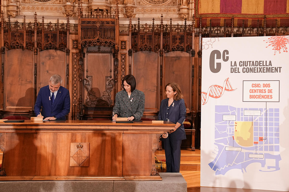 Science and Innovation and Barcelona City Council sign a protocol for the construction of a building that will house two health research institutes