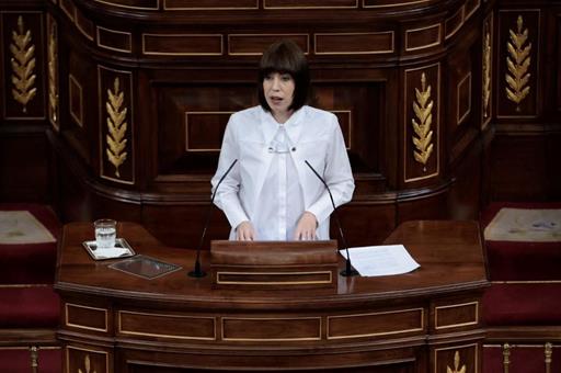 La ministra de Ciencia e Innovación, Diana Morant, en el Congreso de los Diputados.