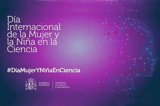 Cartel informativo Día de la Mujer y la Niña en la Ciencia