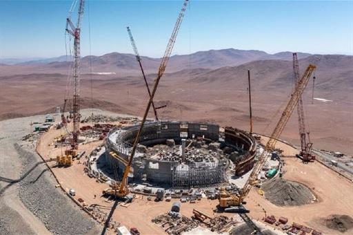 21/03/2023. Construction of the European Extremely Large Telescope, in Chile. Construction of the European Extremely Large Telescope, in Chile