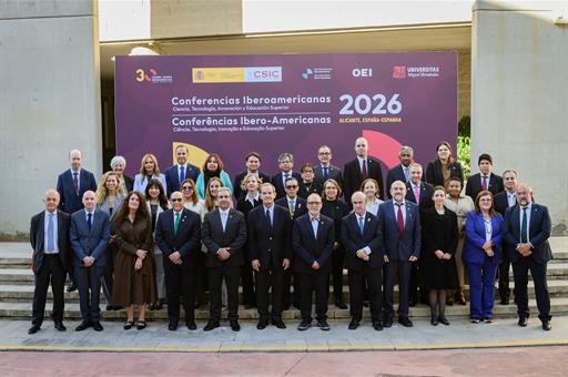 Participantes en la II Conferencia Iberoamericana Ministerial conjunta de Educación Superior, Ciencia, Tecnología e Innovación