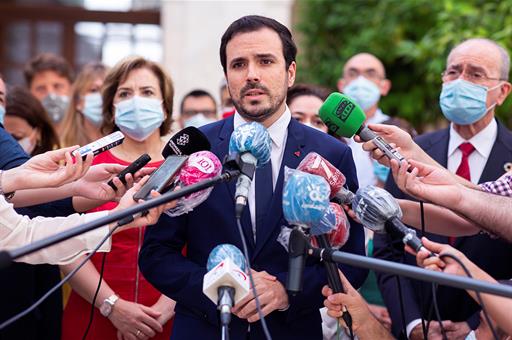 Alberto Garzón responde a los medios de comunicación