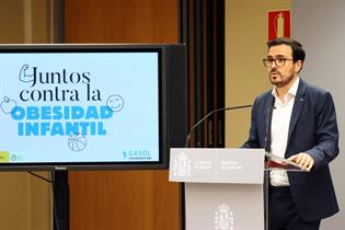 Alberto Garzón durante su intervención