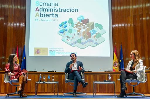 El ministro Alberto Garzón durante su intervención