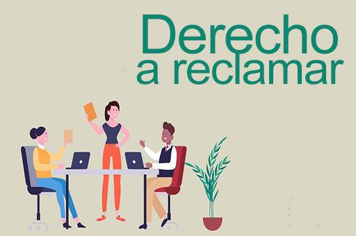 Cartel: Derecho a reclamar