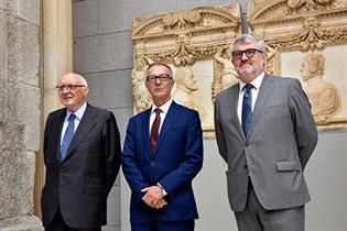 El presidente del Real Patronato del Museo del Prado, el ministro de Cultura y Deporte y el director del Museo del Prado