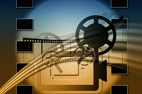 Fotocomposición con una cámara e cine
