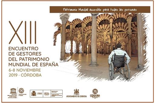 Cartel del XIII Encuentro de Gestores de Patrimonio Mundial