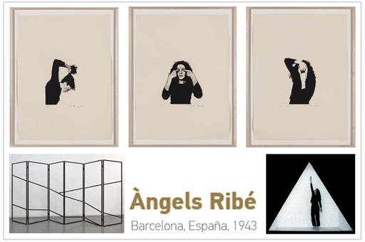 Muestras de obras de Àngels Ribé, expuestas en el Museo Nacional Centro de Arte Reina Sofía