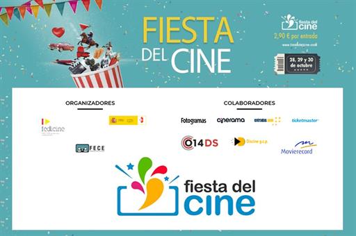 Cartel y logo de la Fiesta del Cine