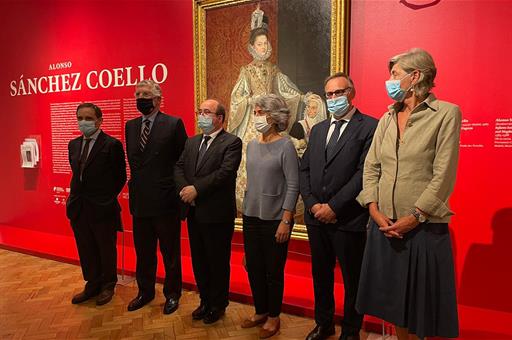 El ministro Miquel Iceta durante la inauguración de la exposición