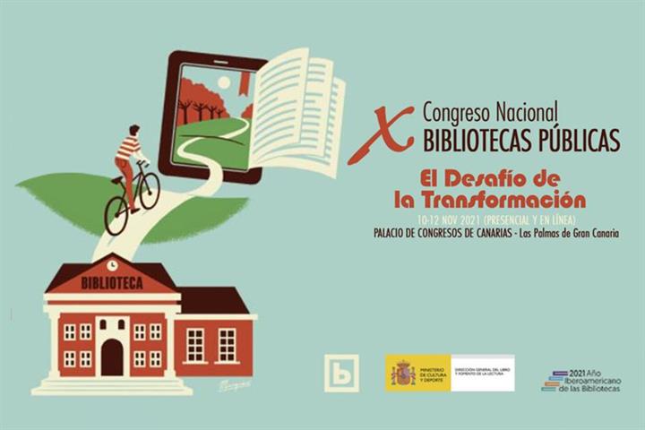 Cartel X Congreso Nacional de Bibliotecas Públicas