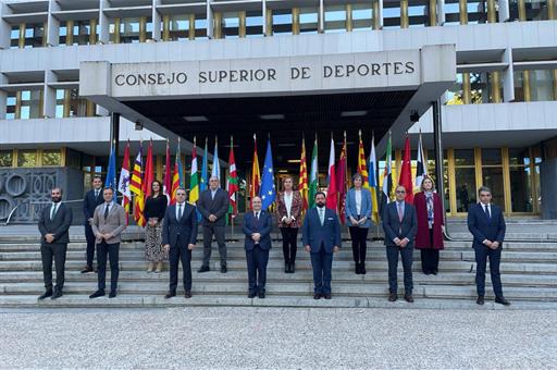 Foto de familia de la Conferencia Sectorial de Deporte