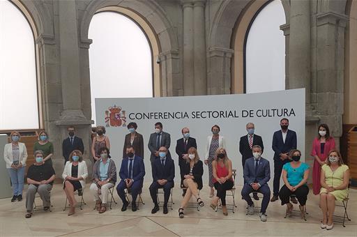 Foto de familia de la XXIX Pleno de la Conferencia Sectorial de Cultura