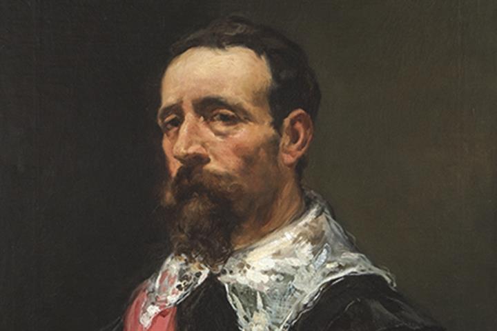 Retrato Caballero con banda, de Sorolla (Detalle) Retrato Caballero con banda, de Sorolla (Detalle)