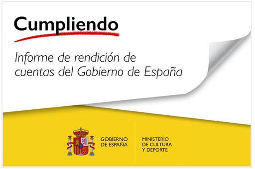 Portada del informe de rendición de cuentas del Gobierno de España