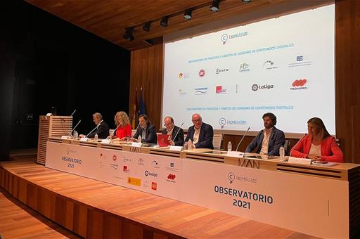 Acto de presentación del Observatorio de Piratería y Hábitos de Consumo Digitales