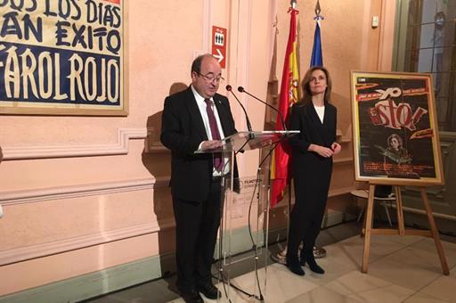 El ministro de Cultura y Deporte, Miquel Iceta, presenta el proyecto de digitalización de fondos de la Filmoteca Española