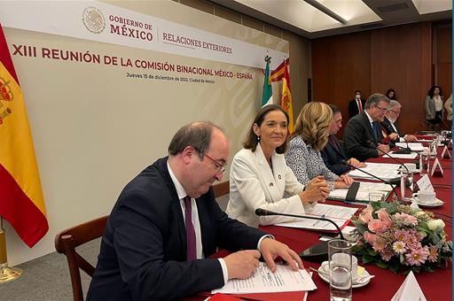 16/12/2022. The Minister for Culture and Sport, Miquel Iceta, attends the 13th Mexico-Spain Binational Commission. Minister Miquel Iceta, to...