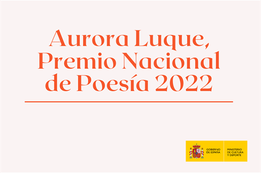 Aurora Luque, Premio Nacional de Poesía 2022