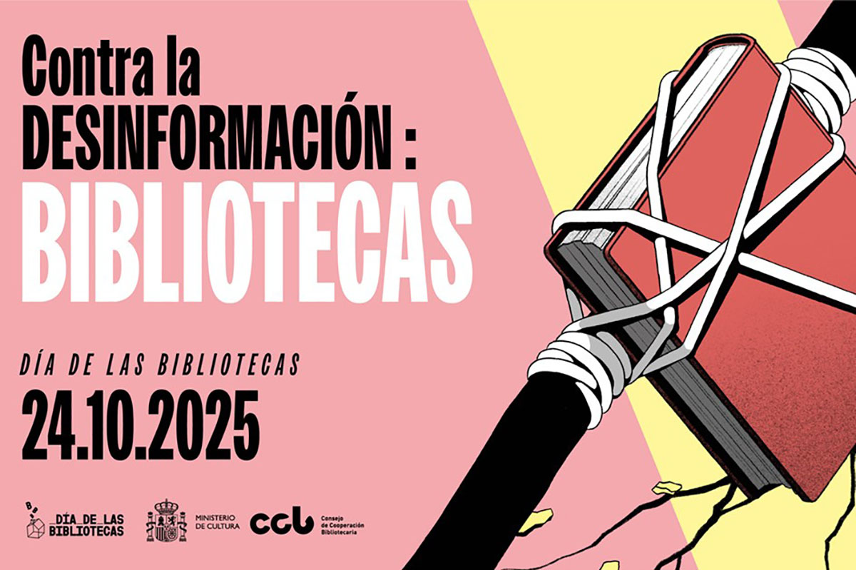 Cartel del Día de las Bibliotecas 2025