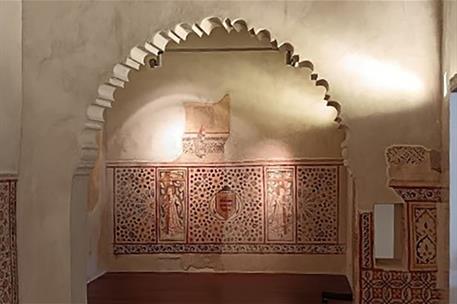 Detalle del interior de la Casa Árabe
