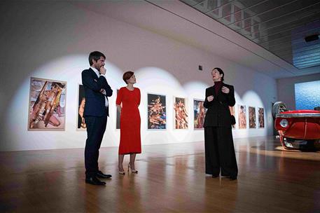 26/02/2026. Cultural relations between Spain and Slovenia. The Minister for Culture, Ernest Urtasun, and his Slovenian counterpart, Asta Vre...
