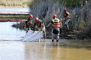 Limpieza del río Guadiana