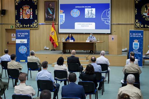 Margarita Robles en el transcurso del acto