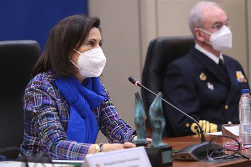 Margarita Robles durante el acto