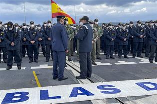 Tripulación de la fragata 'Blas de Lezo'