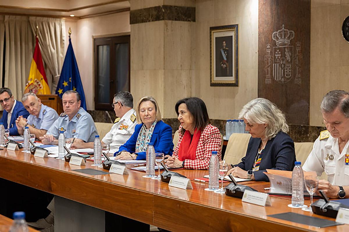 La ministra en la reunión