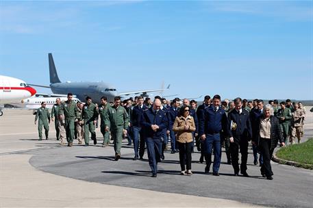 16/03/2026. Spanish military deployed in Lebanon. The Minister for Defence, Margarita Robles, during her visit to the Torrejón Air Base