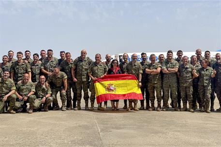 La ministra de Defensa, Margarita Robles, en Sevilla.