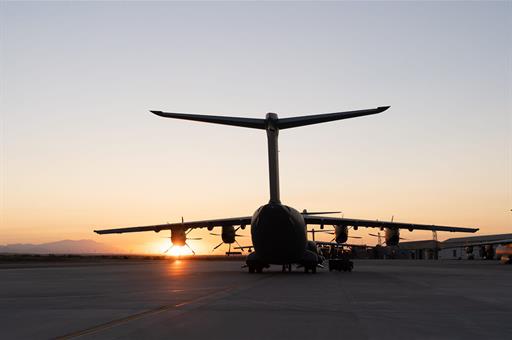 Avión enviado a Afganistán