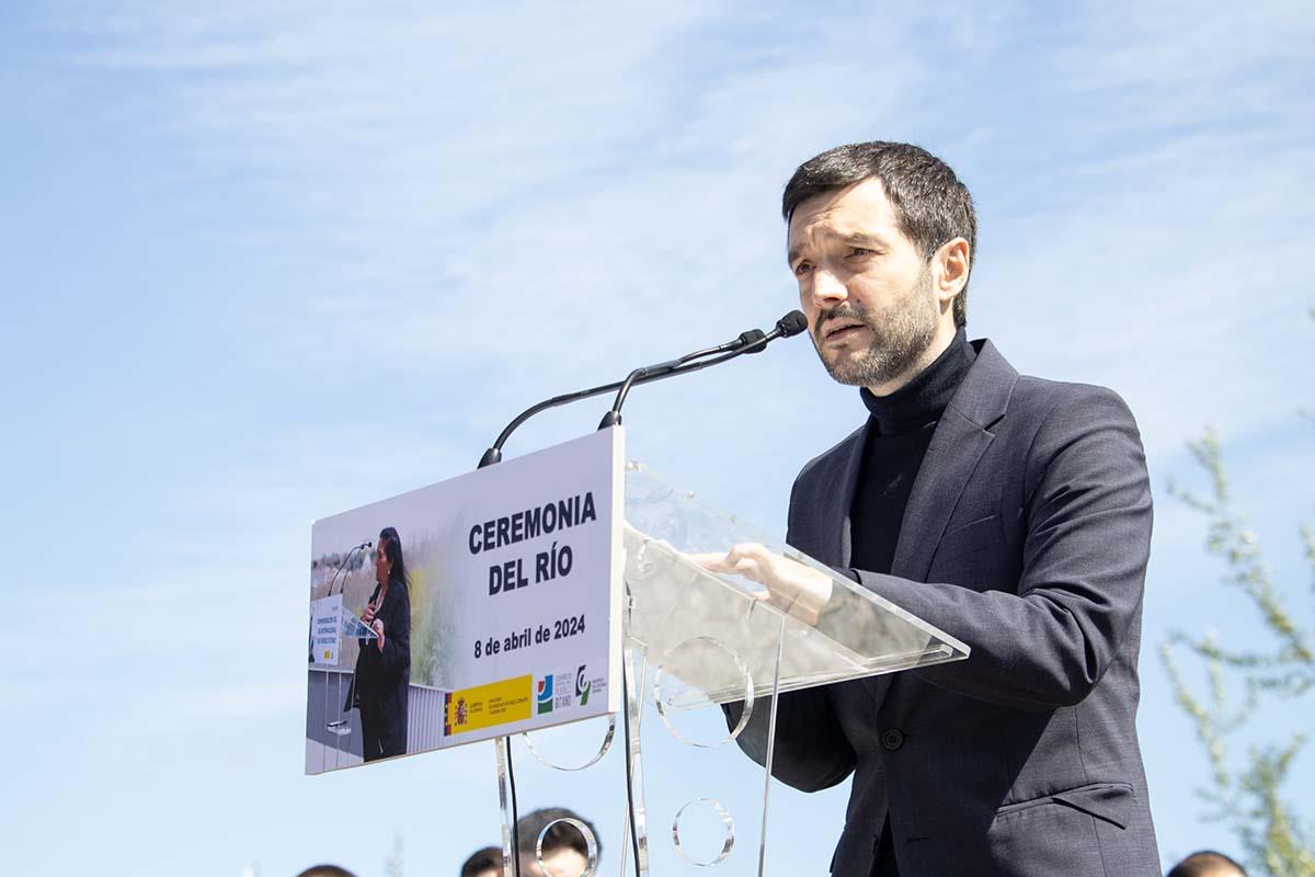 El ministro de Derechos Sociales, Consumo y Agenda 2030, Pablo Bustinduy, durante su intervención