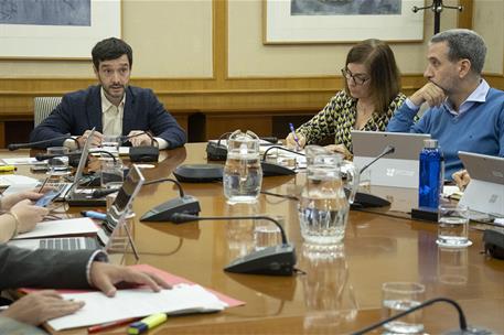 El ministro de Derechos Sociales, Consumo y Agenda 2030, Pablo Bustinduy, durante la reunión del Consejo Territorial