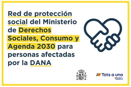 Cartela de Derechos Sociales, Consumo y Agenda 2030, para personas afectadas por la DANA