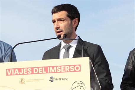 El ministro de Derechos Sociales, Consumo y Agenda 2030, Pablo Bustinduy, durante su intervención en Zamora