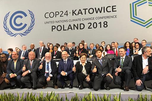 Foto de familia de la COP24