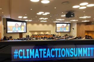 Teresa Ribera en la Cumbre de Acción Climática en Nueva York
