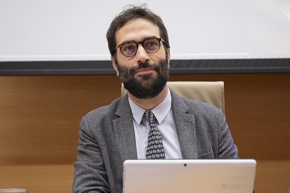 El ministro de Economía, Comercio y Empresa, Carlos Cuerpo, durante su intervención en el Congreso de los Diputados.