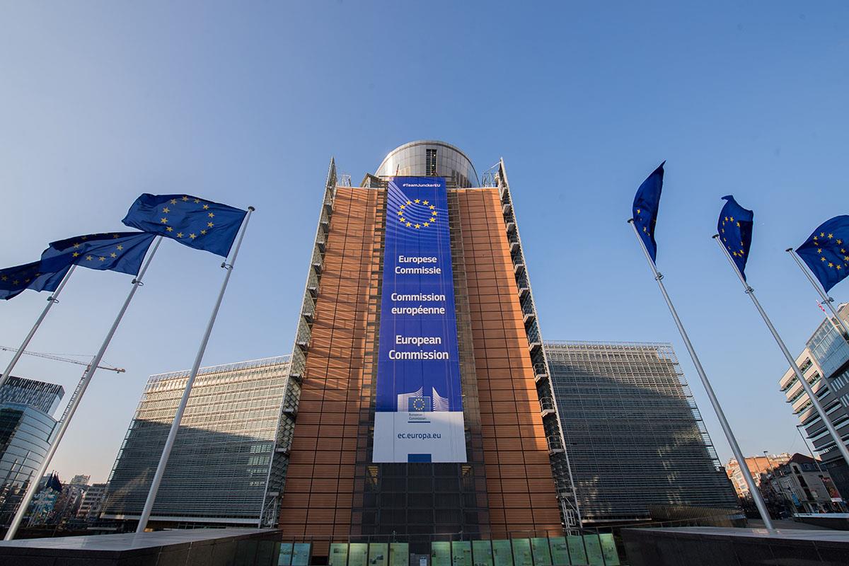 30/04/2025. Headquarters of the European Commission in Brussels, Belgium. Headquarters of the European Commission in Brussels, Belgium