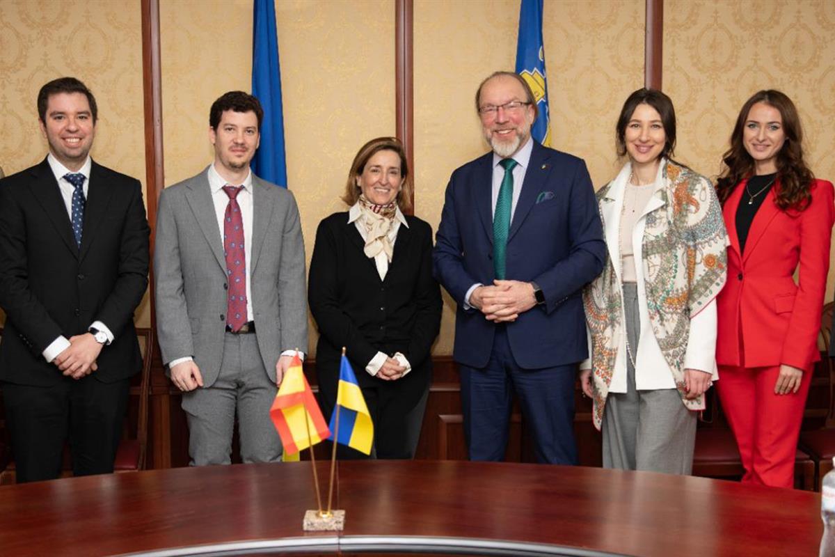 Primera misión institucional en Kiev de la Oficina Española para la Reconstrucción de Ucrania.