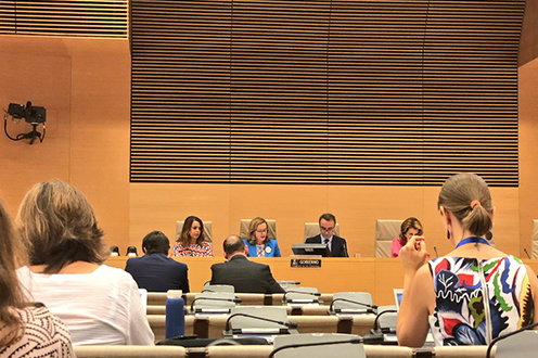 La ministra de Economía y Empresa, Nadia Calviño, en la Comisión de Economía y Empresa del Congreso de los Diputados