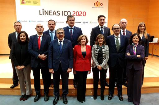 La secretaria de Estado de Economía y Apoyo a la Empresa preside la firma de los convenios de colaboración de las Líneas ICO