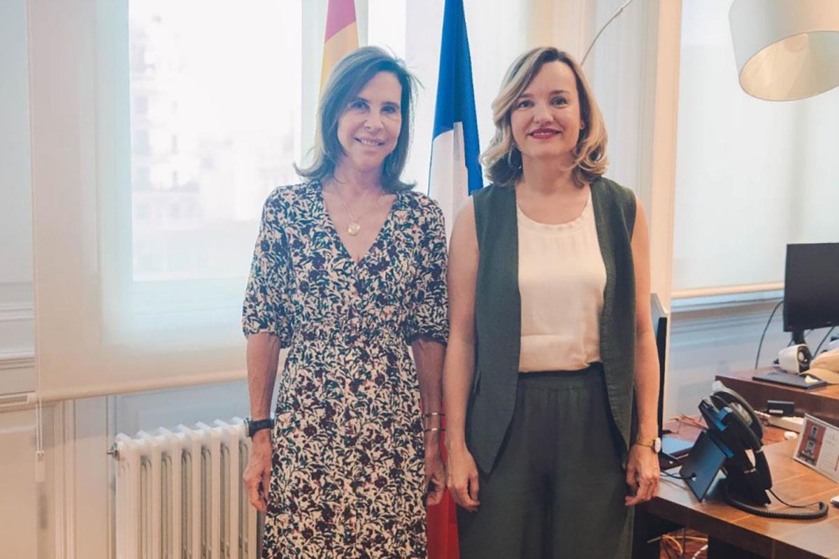 Imagen del artículo Pilar Alegría se reúne con Kareen Rispal, embajadora de Francia en España