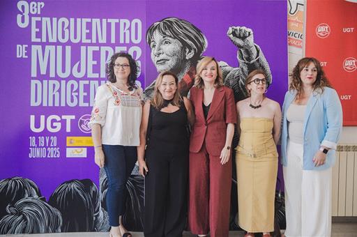 La ministra de Educación, Formación Profesional y Deportes, Pilar Alegría, en la clusura del III Encuentro de Mujeres Dirigentes