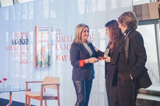Milagros Tolón durante el acto de entrega de los XXXIV Premios Edebé de Literatura Infantil y Juvenil