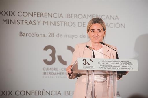 La ministra Milagros Tolón, en la XXIX Conferencia Iberoamericana de Ministras y Ministros de Educación